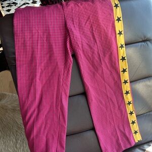 Scotch & Soda Pink and Yellow Star Pants
